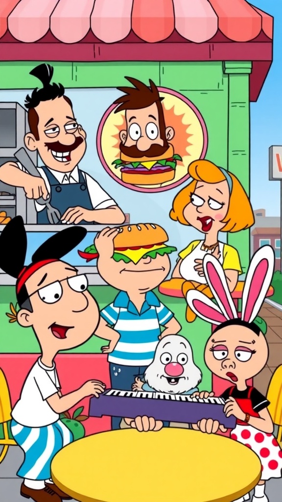 The Belcher family from Bob
